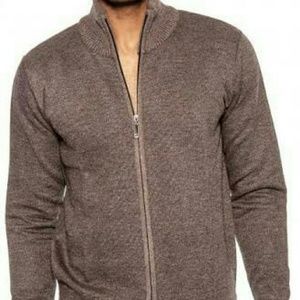 True Rock NWT zip up sweater brown NEW Medium